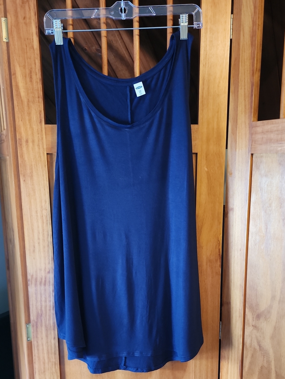 Old Navy Navy Scoop Neck Tank Top